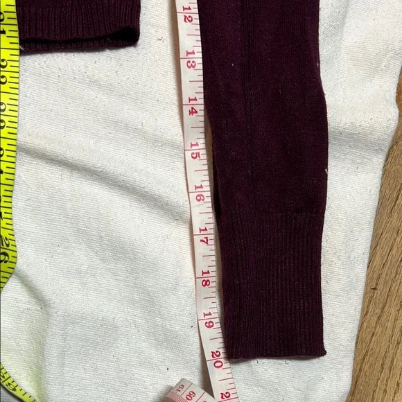 White House Black Market Burgundy Turtleneck Sweater - Picture 9 of 13